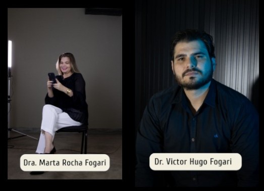 Dra. Marta Rocha Fogari e Dr. Victor Hugo Fogari